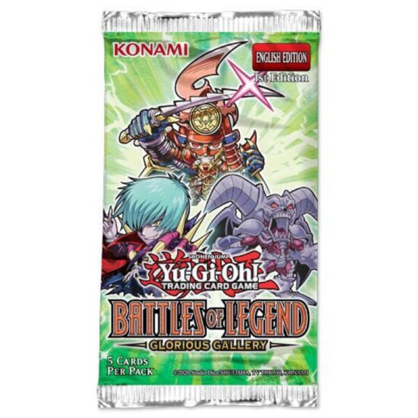 YU-GI-OH BATTLES OF LEGENDS: GLORIOUS GALLERY BOOSTER PACK