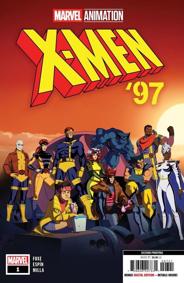 X-Men '97 #1 2nd Printing Animation