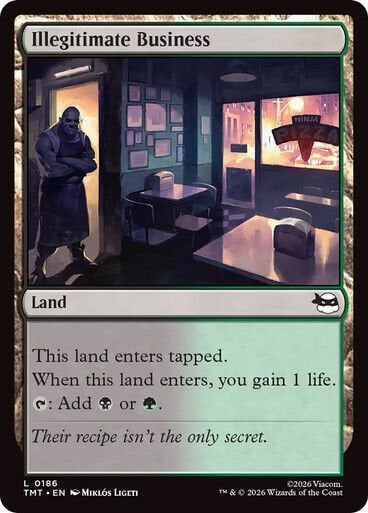 Illegitimate Business Teenage Mutant Ninja Turtles Non-foil #186 Magic: The Gathering