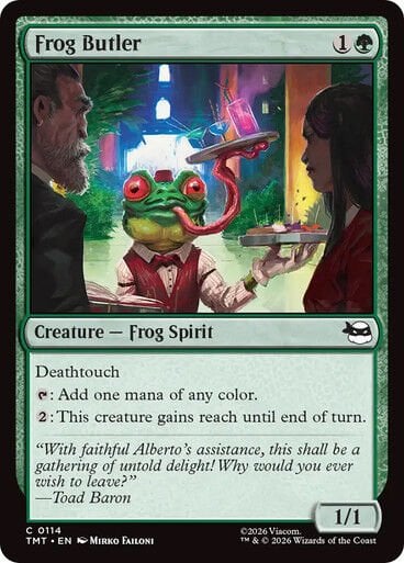 Frog Butler Teenage Mutant Ninja Turtles Non-foil #114 Magic: The Gathering