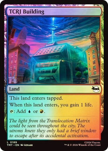 TCRI Building Teenage Mutant Ninja Turtles Foil #189 Magic: The Gathering