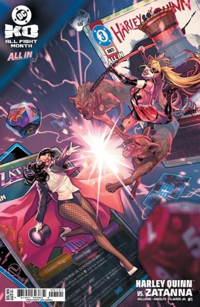 DC K.O. HARLEY QUINN VS ZATANNA #1 (ONE SHOT) CVR C JAMAL CAMPBELL CARD STOCK VAR