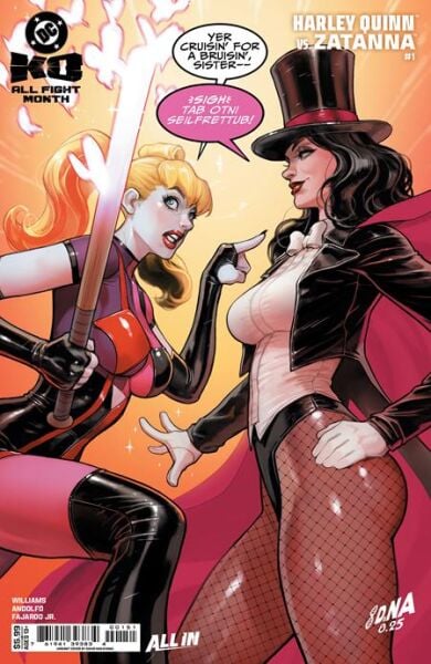 DC K.O. HARLEY QUINN VS ZATANNA #1 (ONE SHOT) CVR E DAVID NAKAYAMA CARD STOCK VAR