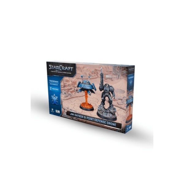 STARCRAFT: TERRAN EXPANSION SET - JIM RAYNOR & POINT DEFENSE DRONE