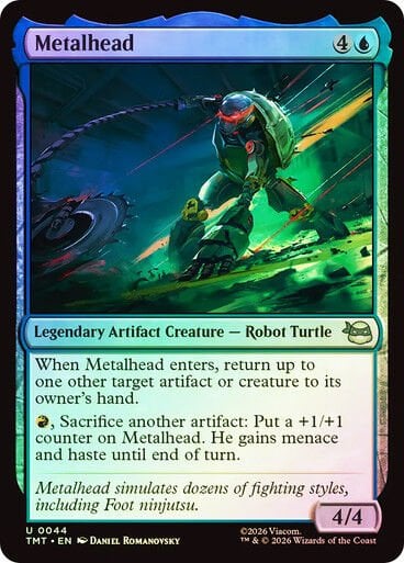 Metalhead Teenage Mutant Ninja Turtles Foil #044 Magic: The Gathering