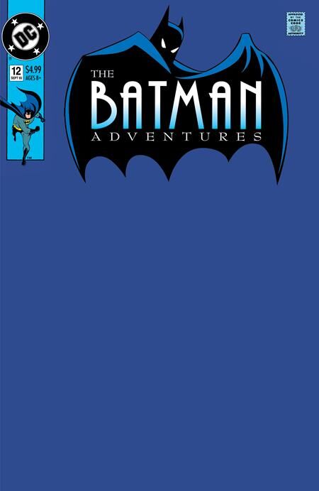 BATMAN ADVENTURES #12 FACSIMILE EDITION CVR D BLANK VAR