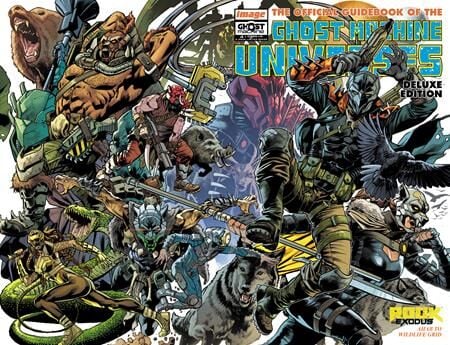 GHOST MACHINE THE OFFICIAL GUIDEBOOK #4 (OF 5) CVR B BRYAN HITCH & BRAD ANDERSON WRAPAROUND VAR - PRE-ORDER