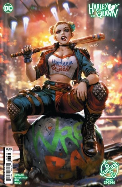 Harley Quinn #36 - Cover E Derrick Chew Suicide Squad: Kill the Justice League Card Stock Variant