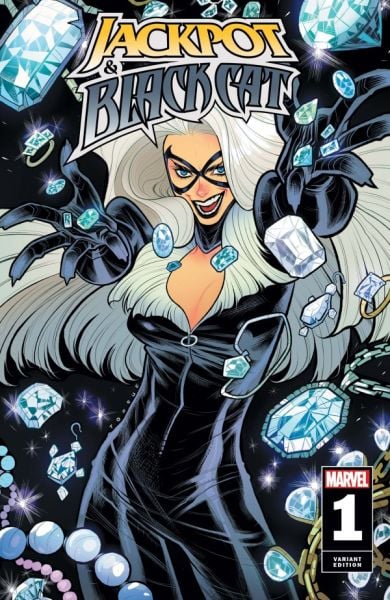 Jackpot and Black Cat #1 Elizabeth Torque Black Cat Variant