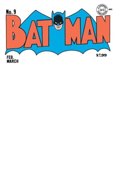 BATMAN #9 FACSIMILE EDITION CVR C BLANK CARD STOCK VAR