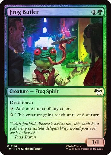 Frog Butler Teenage Mutant Ninja Turtles Foil #114 Magic: The Gathering