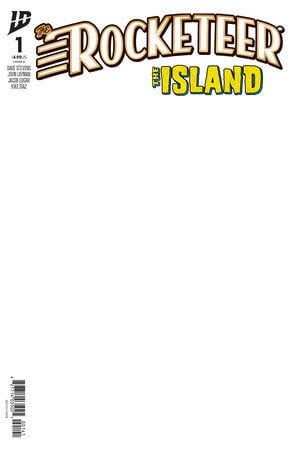 THE ROCKETEER: THE ISLAND #1 BLANK VARIANT