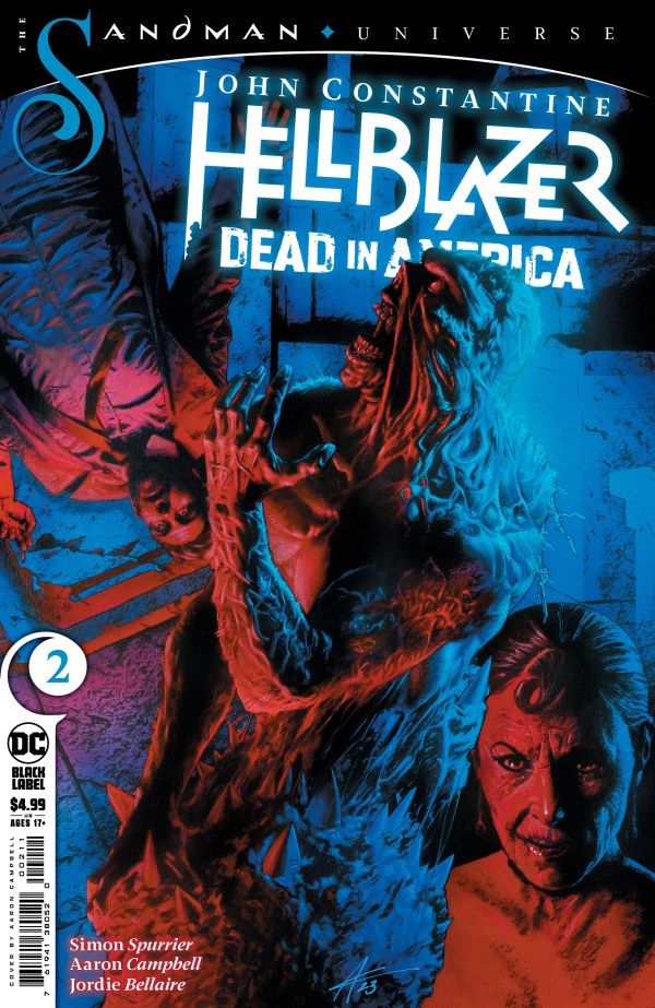 John Constantine, Hellblazer: Dead in America #2 - Aaron Campbell Cover
