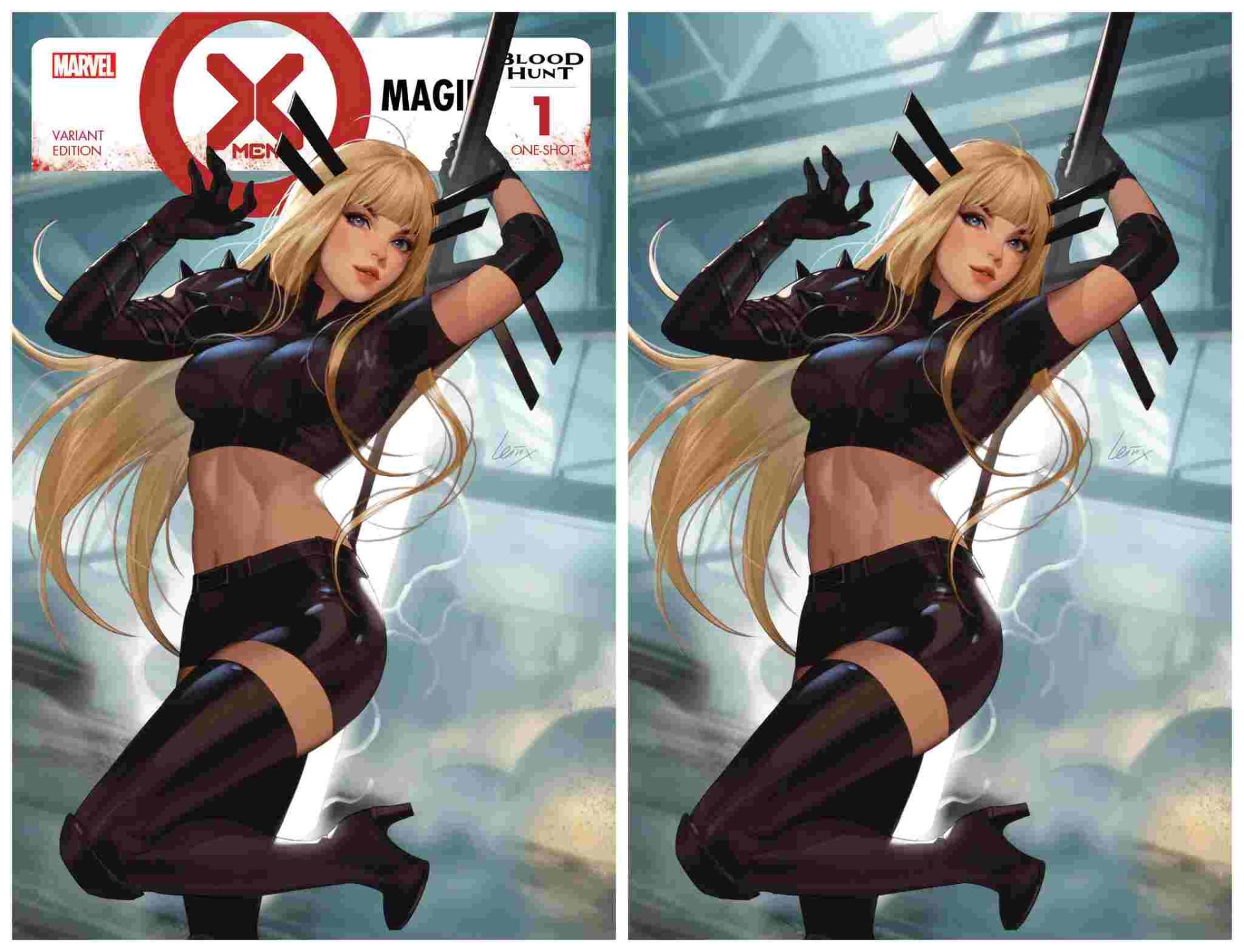 X-MEN: BLOOD HUNT MAGIK #1 LEIRIX EXCLUSIVE VARIANT 750 LIMITED + CoA set