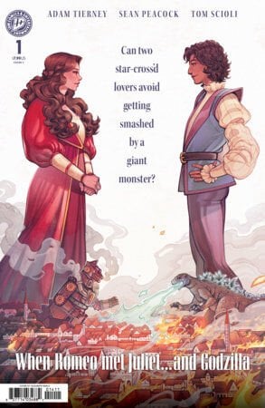GODZILLAS MONSTERPIECE THEATRE PRESENTS: ROMEO & JULIET & GODZILLA VARIANT MOVIE HOMAGE COVER