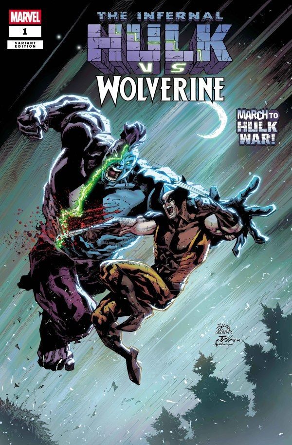 INFERNAL HULK VS. WOLVERINE #1 RYAN STEGMAN VARIANT - PRE ORDER
