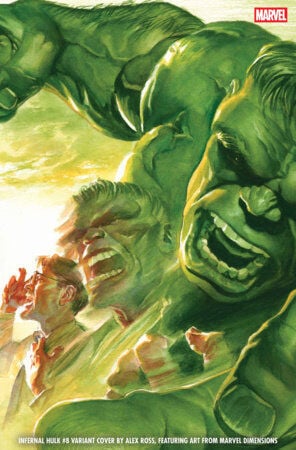 INFERNAL HULK #8 ALEX ROSS MARVEL DIMENSIONS VARIANT
