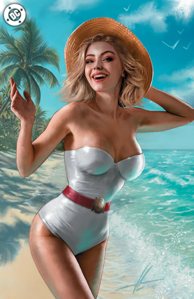 G'nort's Swimsuit Edition  Power Girl Carla Cohen 500 LIMITED