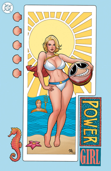 G'nort's Swimsuit Edition Frank Cho Power Girl Exclusive 1000 LIMITED