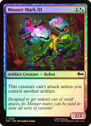 Mouser Mark III Teenage Mutant Ninja Turtles Foil #159 Magic: The Gathering