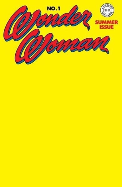 Wonder Woman #1 Facsimile Edition (2023) - Cover C Blank Card Stock Variant