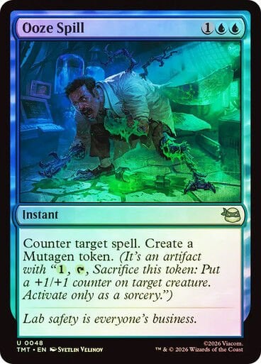 Ooze Spill Teenage Mutant Ninja Turtles Foil #048 Magic: The Gathering