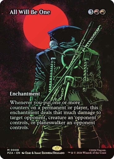 All Will Be One Teenage Mutant Ninja Turtles Source Material Foil Borderless #008 Magic: The Gathering