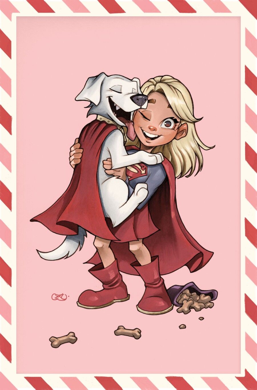 SUPERGIRL 10 - COVER E CHRISSIE ZULLO UMINGA VALENTINE'S DAY VARIANT - PRE-ORDER