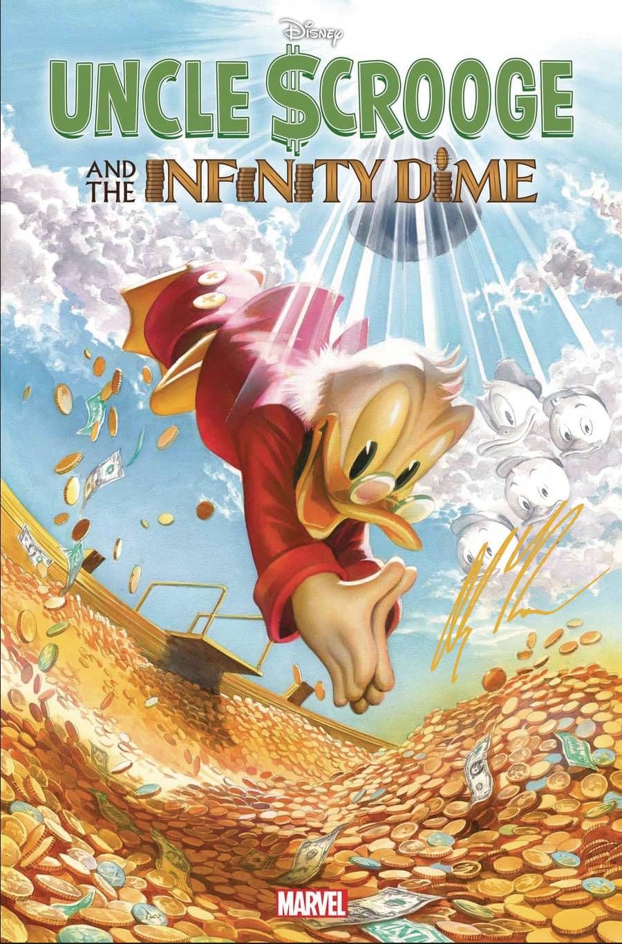 UNCLE SCROOGE INFINITY DIME #1 ALEX ROSS COVER