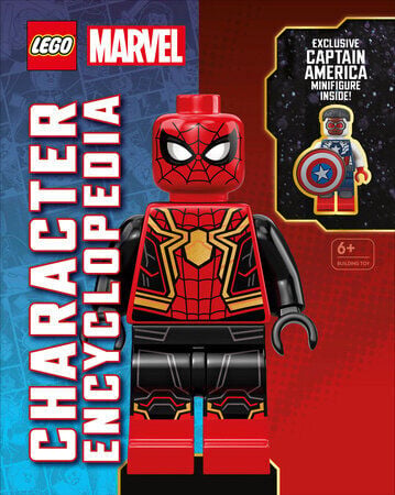 LEGO MARVEL CHARACTER ENCYCLOPEDIA: WITH EXCLUSIVE CAPTAIN AMERICA MINIFIGURE HC