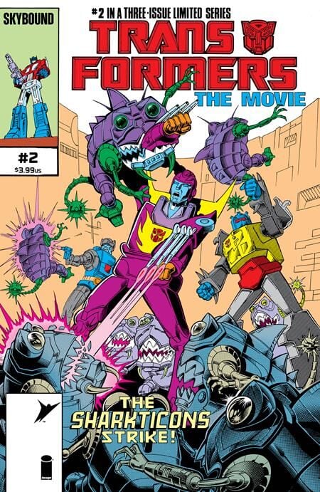TRANSFORMERS THE MOVIE 40TH ANNIVERSARY EDITION #2 (OF 3) CVR B DON PERLIN & IAN AKIN & BRIAN GARVEY VAR - PRE-ORDER