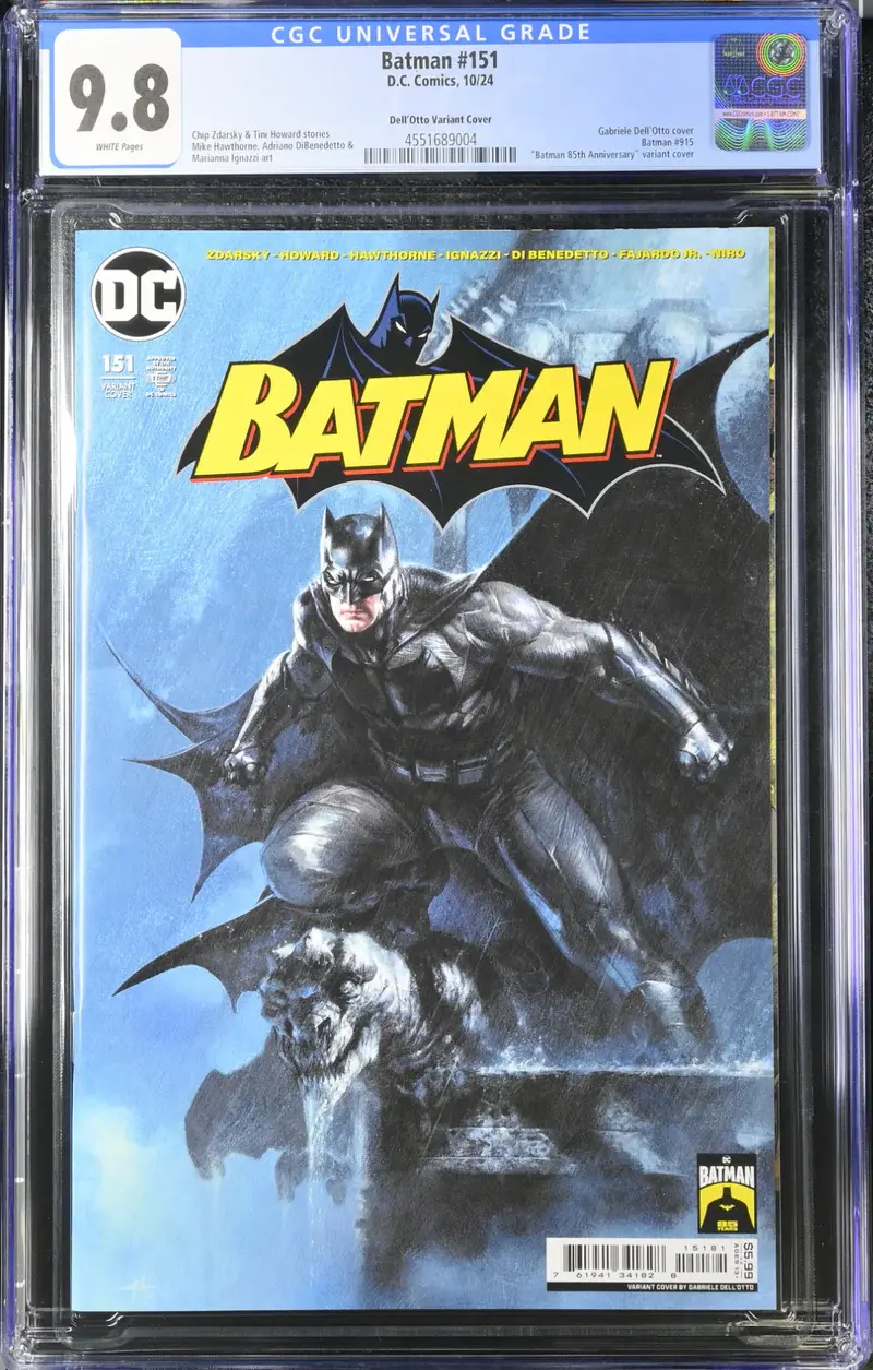 BATMAN #151 GABRIELE DELL OTTO VARIANT CGC 9.8