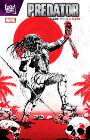 PREDATOR: BLACK, WHITE & BLOOD #2 CORIN HOWELL COVER