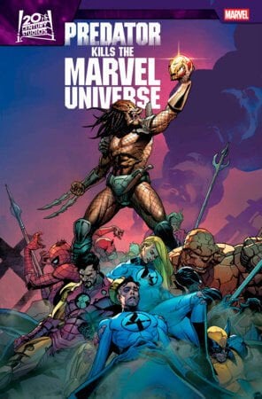 PREDATOR KILLS THE MARVEL UNIVERSE #1 LEINIL YU COVER