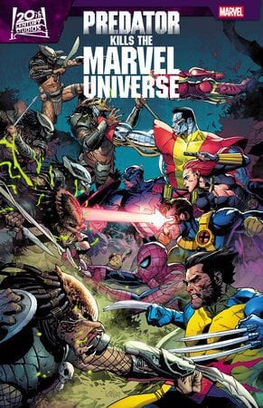 PREDATOR KILLS THE MARVEL UNIVERSE #2 LEINIL YU COVER