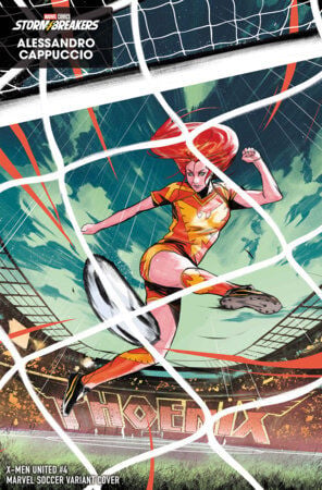 X-MEN UNITED #4 ALESSANDRO CAPPUCCIO MARVEL SOCCER VARIANT