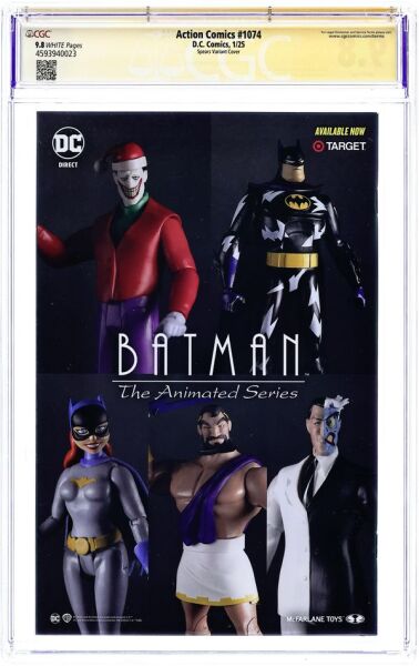 ACTION COMICS #1074 MARK SPEARS VARIANT CGC 9.8 SS MARK SPEARS SIGNED