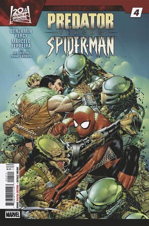 PREDATOR VS. SPIDER-MAN #4 PAULO SIQUEIRA COVER