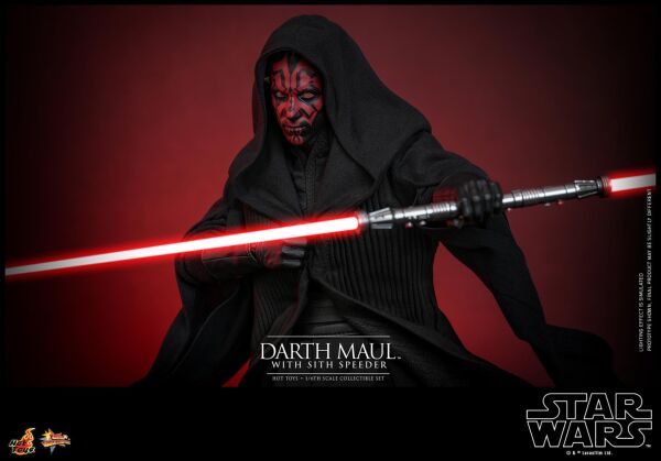 Darth Maul with Sith Speeder V2 Sixth Scale Figure Set Star Wars / Episode I The Phantom Manace Movie Masterpiece Series MMS 749 - PRE ORDER