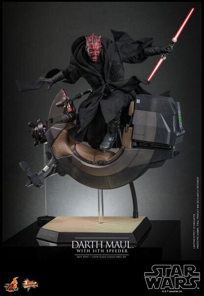 Darth Maul with Sith Speeder V2 Sixth Scale Figure Set Star Wars / Episode I The Phantom Manace Movie Masterpiece Series MMS 749 - PRE ORDER