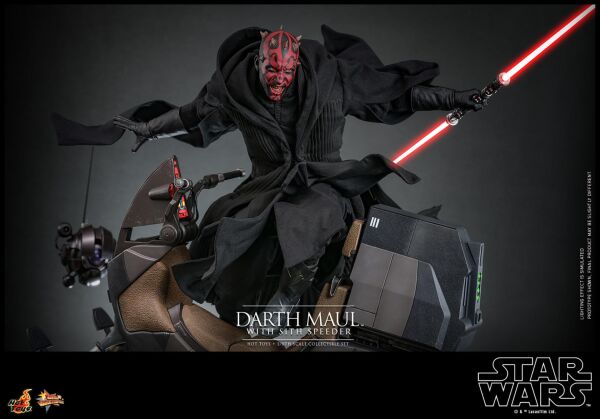 Darth Maul with Sith Speeder V2 Sixth Scale Figure Set Star Wars / Episode I The Phantom Manace Movie Masterpiece Series MMS 749 - PRE ORDER
