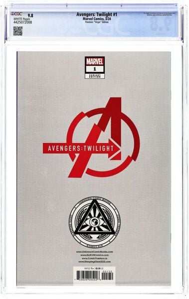 AVENGERS TWILIGHT #1 DAVIDE PARATORE EXCLUSIVE COVER CGC 9.8