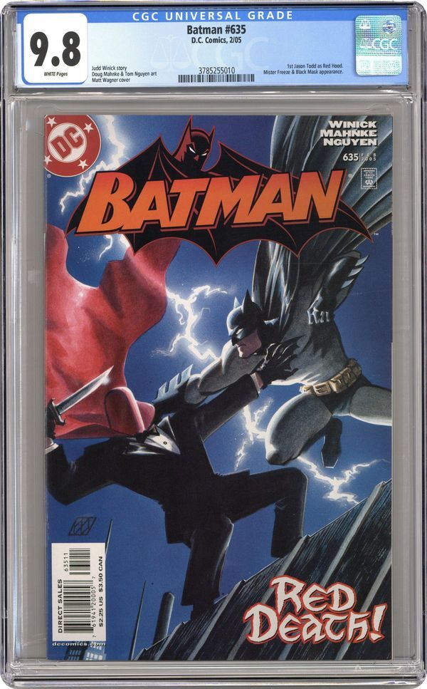 BATMAN #635 UNDER THE RED HOOD CGC 9.8