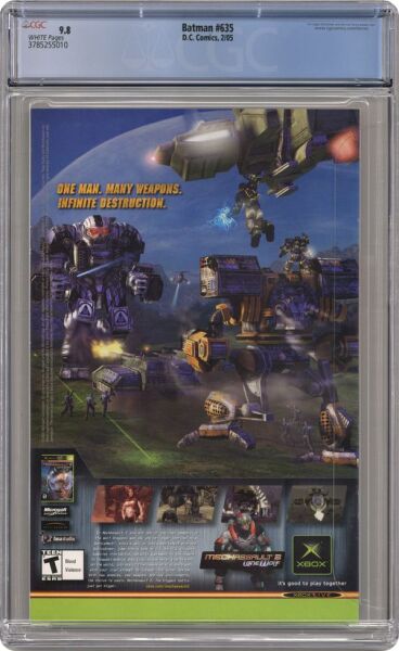 BATMAN #635 UNDER THE RED HOOD CGC 9.8