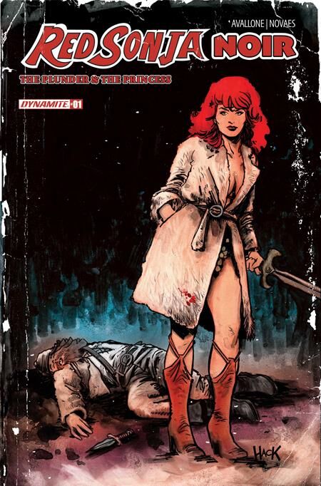 RED SONJA NOIR THE PLUNDER AND THE PRINCESS #1 (ONE SHOT) CVR B ROBERT HACK VAR - PRE-ORDER