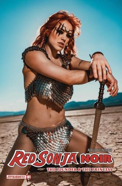 RED SONJA NOIR THE PLUNDER AND THE PRINCESS #1 (ONE SHOT) CVR C COSPLAY MOLLY STEWART VAR - PRE-ORDER