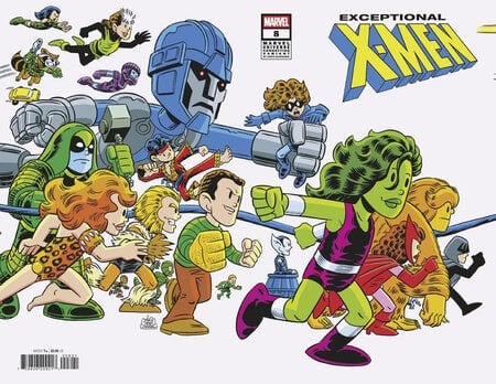 EXCEPTIONAL X-MEN #8 CHRIS GIARRUSSO MARVEL UNIVERSE CONNECTING WRAP VARIANT K