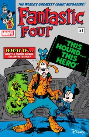 FANTASTIC FOUR #29 PAOLO MOTTURA DISNEY WHAT IF? FANTASTIC FOUR HOMAGE VARIANT [DOOM]