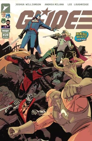 GI JOE #20 CVR F TOM REILLY INVINCIBLE TEAM UP VAR