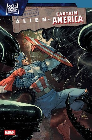 ALIEN VS. CAPTAIN AMERICA #1 LEINIL YU CVR